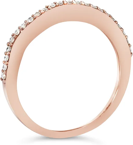 Vista 2 de Chocolate Diamond or Gemstone Stackable Band Ring for Women in 14k Gold Anniversary Promise Wedding Band Ring Size 6 to 8 by LeVian