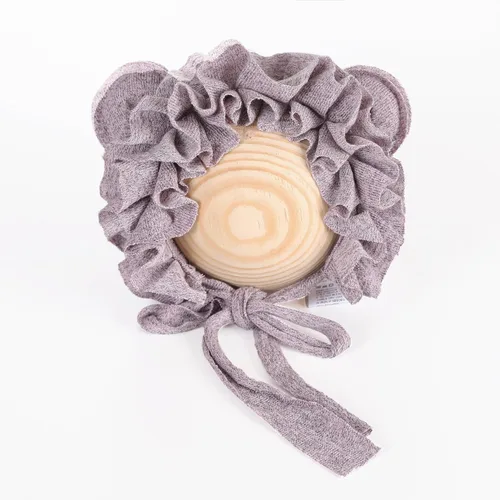Vista 2 de Holibeat Accesorios de fotografía morados para bebé niña súper suaves recién nacida trajes de sesión de fotos disfraces (morado)