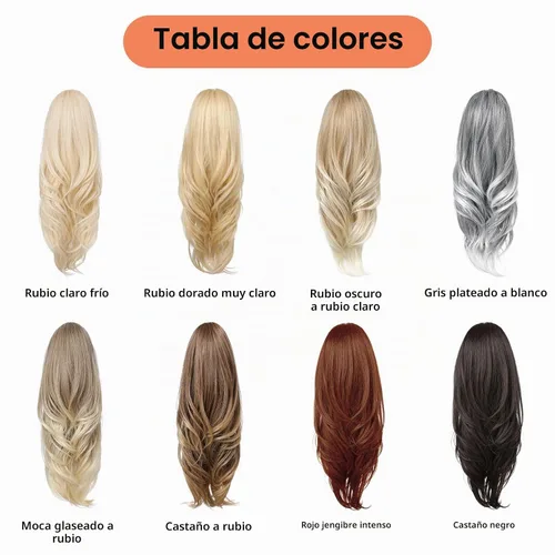 Vista 8 de SEIKEA Extensión versátil de cola de caballo con cordón, 18 pulgadas de largo, ondulado, con clip de varias capas, extensiones de cabello de cola