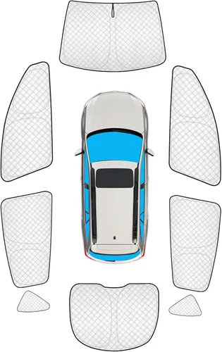 Vista 63 de KMF 6 piezas de parasoles gruesos para Mazda 3 Hatchback (No Sedán) 2014-2018 Accesorios, parasoles completos para parabrisas y ventanas de coche