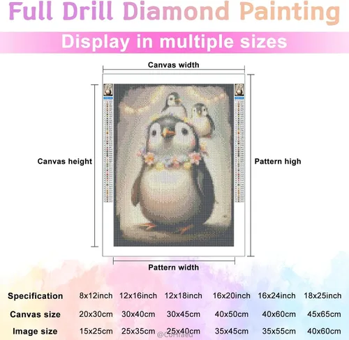 Vista 14 de CoHraeu Pintura de diamantes 5D con diseño de luna y gato nocturno por números, kit de pintura con diamantes, arte de cristal, manualidades, taladro