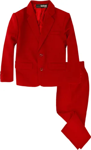 Vista 8 de Gino Giovanni - Conjunto de traje formal para niño (2 piezas)
