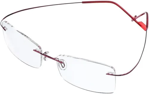 Vista 5 de Super Light 100% Titanium Working Rimless Reading Glasses +0.50 To +6.00