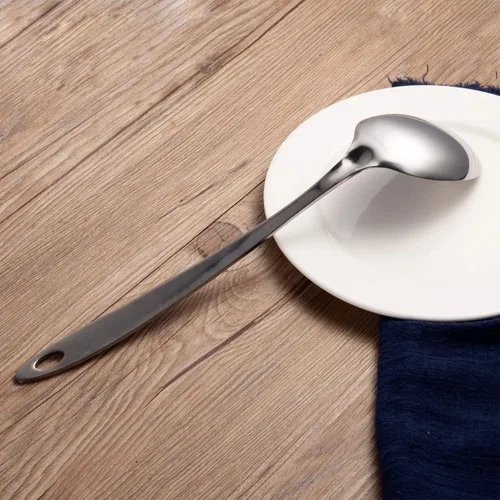 Vista 9 de IMEEA Cuchara de Cocina de Acero Inoxidable Cuchara Grande para Servir Cucharas Ranuradas para Cocinar 12.8 Pulgadas, Juego de 2