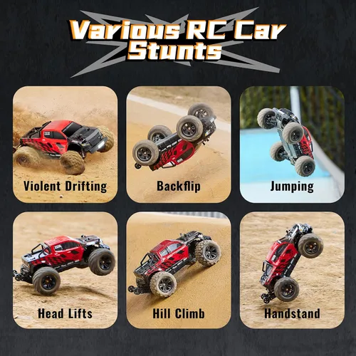 Vista 5 de Eazyrc Colorado RC Monster Truck 4X4, sin escobillas todoterreno con licencia Chevrolet, camión de control remoto recargable de más de 45 KPH