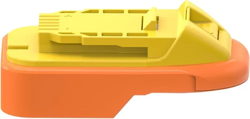 Vista 9 de 1 adaptador para herramientas inalámbricas DeWalt 20v MAX XR funciona con baterías Ridgid de 18 V (no avanzadas), solo adaptador
