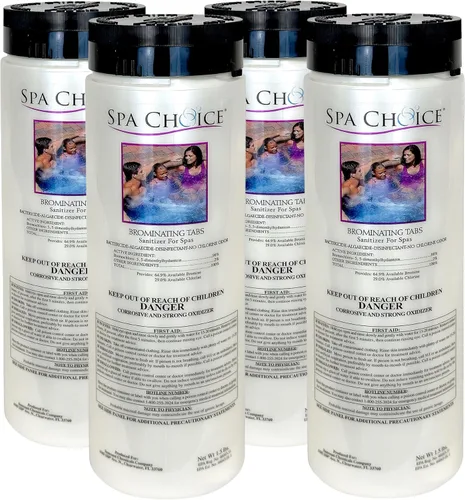 Vista 10 de SpaChoice Pestañas de bromación prémium de 1.5 libras para spas, tabletas de bromo para bañera de hidromasaje, fabricado en Estados Unidos