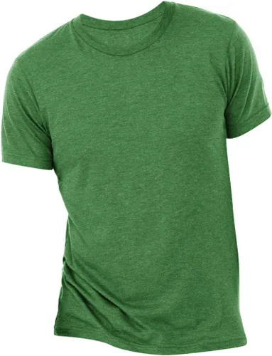 Vista 23 de BELLA+CANVAS Camiseta de cuello redondo para hombre mezcla triple oliva