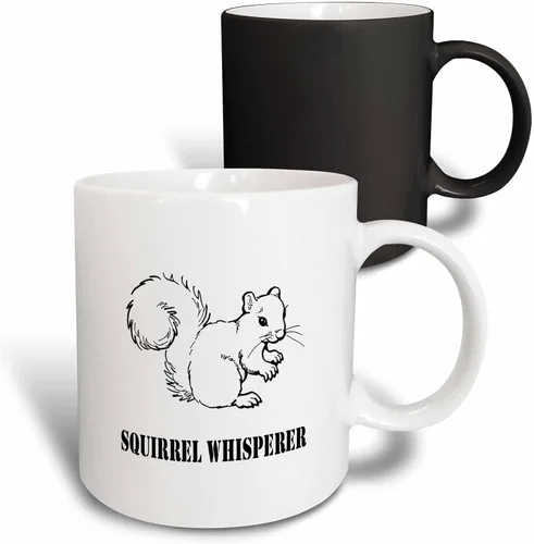 Vista 8 de 3D Rose 107306_4 - Taza de cerámica de dos tonos, 11 onzas, negro/blanco