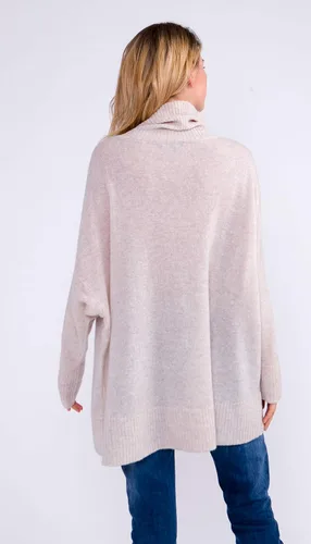 Vista 5 de cashmere 4 U Suéter de cuello alto de cachemira 100% para mujer