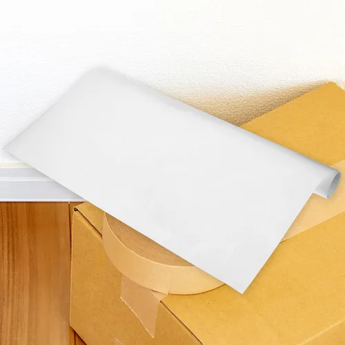 Vista 4 de 2 piezas de pantalla de lámpara de PVC material de repuesto para bricolaje, hojas de bloqueo de luz no adhesivas blancas para pantalla personalizada