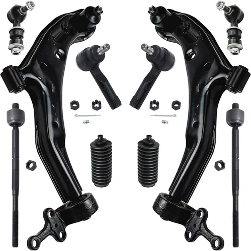 Vista 267 de Detroit Axle - Kit de suspensión frontal de 10 piezas para Dodge Avenger 2008-2014, Chrysler Sebring 2007-2010, 2 brazos de control inferiores, 2