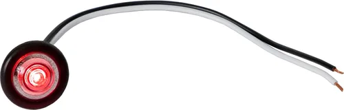 Vista 5 de Buyers Products 5623443 - Luz de separación de marcador redondo, 1 LED ámbar con lente transparente y balas macho, 12 V CC, 0,25 W, iluminación