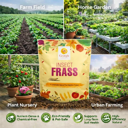Vista 6 de Fertilizante orgánico para insectos – Alimento para plantas multiusos y enmienda del suelo, mejora la salud del suelo, desarrollo de raíces