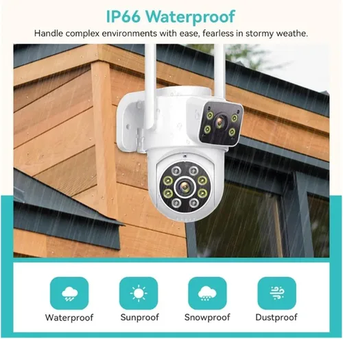 Vista 6 de Sistema de cámara de seguridad WiFi NVR de 8CH 8MP 2PCS CAMERA_EU