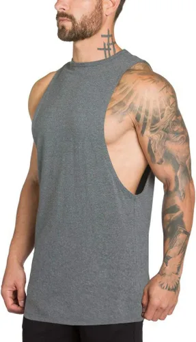 Vista 3 de Muscle Killer Camisetas sin mangas para hombre, con corte muscular, gimnasio, entrenamiento, culturismo, fitness, paquete de 123