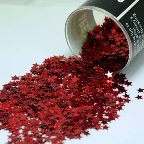 Vista 19 de Confetti Star 1/4" Negro - Paquete al por menor #8513 QS0