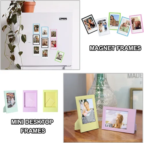 Vista 5 de CAIYOULE - Accesorios de cámara para Fujifilm Instax Mini 12, color rosa flor Blossom rosado