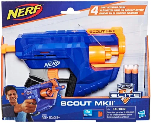 Vista 3 de Nerf Elite Scout Blaster & Combat