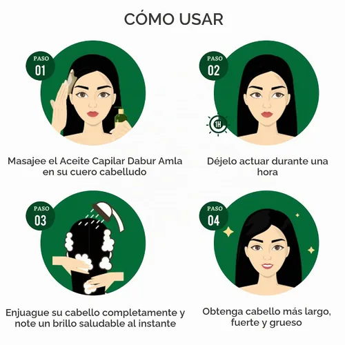 Vista 5 de Dabur Aceite para el cabello Amla 9.3 fl oz