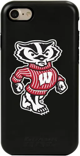Vista 27 de Guard Dog NCAA - Funda híbrida para iPhone 7/8/SE, color negro