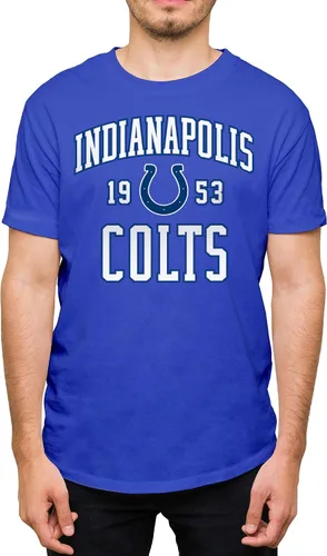 Vista 28 de Hybrid Sports - NFL Established - Officially Licensed Adult Short Sleeve Fan Tee for Men and Women - Team