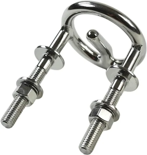 Vista 8 de MARINE CITY Transom Mount Ski Tow Hook, Premium 316 Stainless Steel, Corrosion-Resistant, Ideal for Boats, Marines, Yachts, Sport Accessories