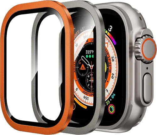 Vista 10 de WSKEN Protector de pantalla ligero para Apple Watch Ultra 3/Ultra 2/Ultra