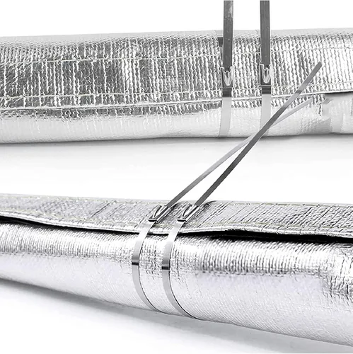 Vista 6 de Funda de protección térmica para cables, línea de combustible, envoltura térmica, funda térmica automotriz para la máxima protección térmica