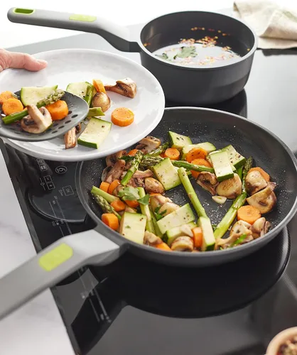 Vista 3 de BRA COOKWARE Life - Sartén antiadherente de cerámica Sartén de aluminio