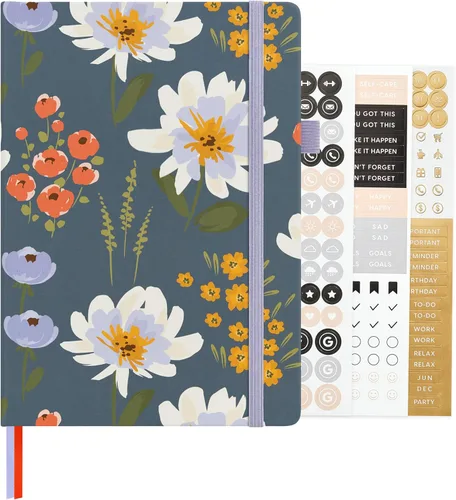 Vista 29 de ⩓ Per Se Cuaderno de Diario con Líneas (3 Paquetes), 160 Páginas Papel Grueso 100GSM, A5 Tapa Dura Cuadernos con Rayas Universitarias para Escribir