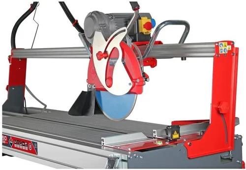 Vista 3 de Sierra para azulejos con conjunto de motor DX-350-N 1300 120V 60HZ INCH Cortadores eléctricos para precisión y fiabilidad Sierras ingletadoras