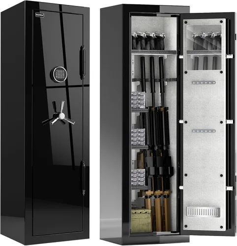 Vista 12 de Caja fuerte ignífuga con bloqueo digital – Caja fuerte grande resistente de 8.12 pies cúbicos para el hogar, la oficina y los negocios Diseño