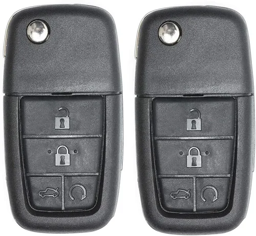 Vista 5 de Beefunny Reemplazo Flip plegable remoto llavero coche 315MHz CAN ID46 Chip 5 botón para Pontiac G8 FCC ID: 0UC6000083 (1)