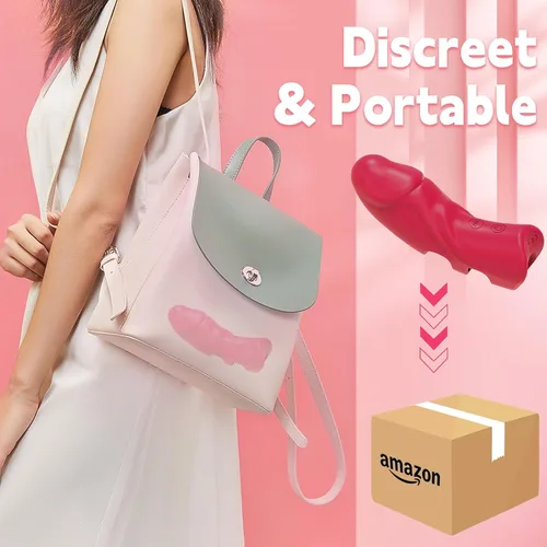 Vista 5 de Vibrador de dedo mini juguete sexual para mujeres, vibrador de punto G, estimulador de clítoris con 5 vibraciones, vibrador de bolsillo silencioso