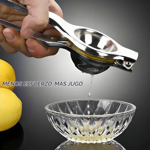 Vista 2 de Jenkin Exprimidor manual de acero inoxidable Exprimidor de limón cítrico,Exprimidor de frutas Lime Press Metal,Herramienta profesional de la cocina