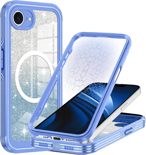 Vista 19 de Hekodonk Funda para iPhone 15 Pro Max, compatible con Magsafe [protector de pantalla de vidrio templado integrado y protección de lente de cámara]