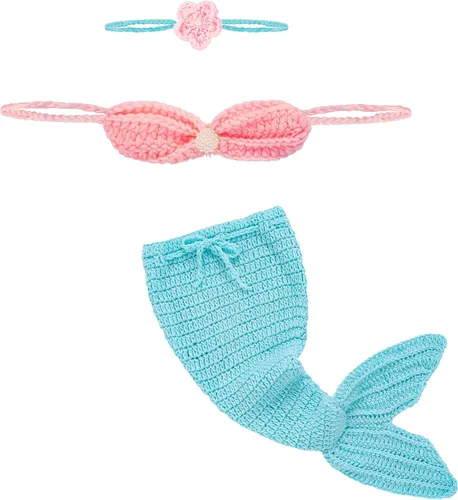Vista 2 de Traje hecho a mano para sesión de fotos de recién nacidos accesorios de fotografía para bebé niño y niña