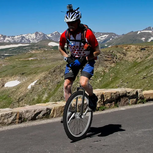 Vista 5 de Nisorpa Bicicleta clásica de una rueda negra de 20 pulgadas con borde de aleación antideslizante y pedal de altura ajustable para niños y adultos