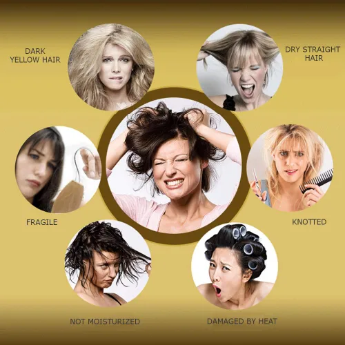 Vista 6 de DISAAR Beauty Mascarilla hidratante para el cabello de reparación de queratina 2 piezas