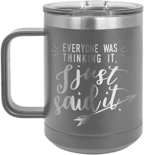 Vista 12 de Taza de café con tapa superior deslizante, con aislamiento para viaje, ideal para regalo de cumpleaños o Navidad de mujeres/hombres