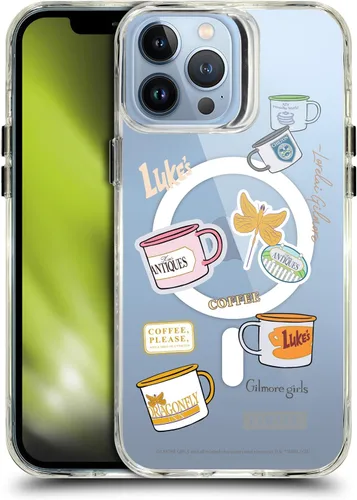 Vista 62 de Head Case Designs Gilmore - Funda negra a prueba de golpes con diseño de dibujos animados para niñas con licencia