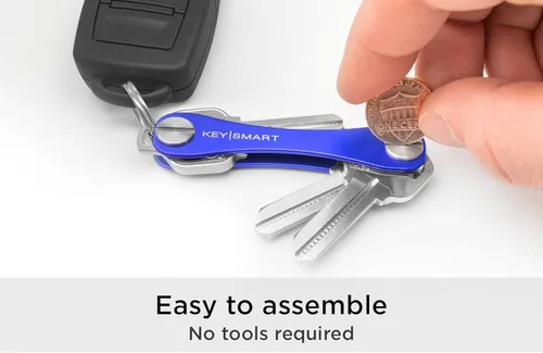 Vista 6 de KeySmart Classic - Llavero compacto con soporte y organizador 2 14 llaves