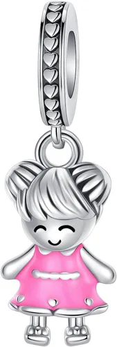 Vista 97 de Abalorios de plata de ley 925 con letras de la A ~ Z, para pulseras, collares, Día de San Valentín, Día de la Madre, joyería regalos para mujeres