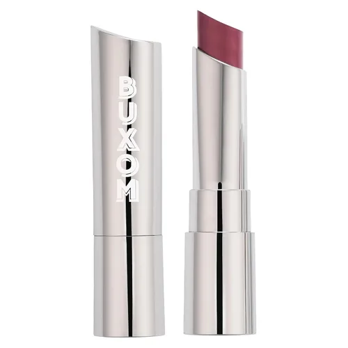 Vista 12 de Buxom Lápiz labial satinado completo, formulado con ácido hialurónico y cera de girasol, lápiz labial cremoso hidratante, acabado satinado, ligero