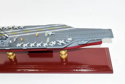 Vista 8 de USS George Washington CVN-73 Nimitz Class Carrier Modelo, 24 pulgadas, azul marino, modelo a escala