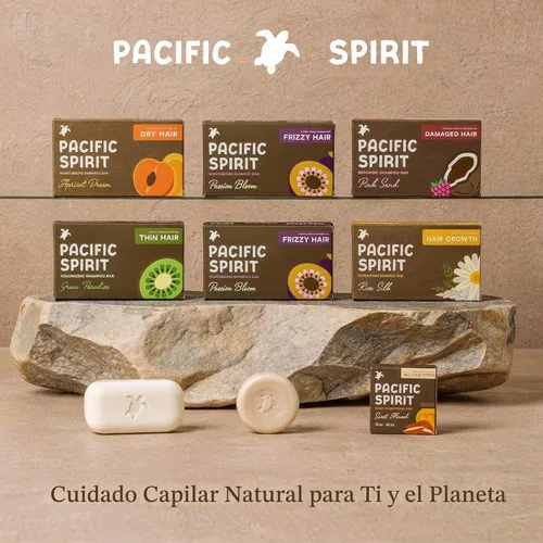 Vista 7 de Barra de champú para cabello dañado, teñido y normal, más de 100 lavados, arcilla blanca, vegano