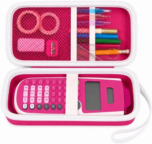 Vista 13 de Funda para calculadora TI-30XS/TI-30XIIS/TI-30Xa/TI-36X Pro Negro