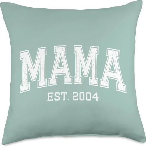 Vista 4 de Mama Est 2004 Custom Mom Personalized Mothers Day Customized Throw Pillow