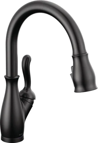 Vista 21 de Delta Faucet Leland VoiceIQ - Grifo de cocina sin contacto con rociador extraíble, grifo inteligente, Alexa y Google Assistant activado por voz